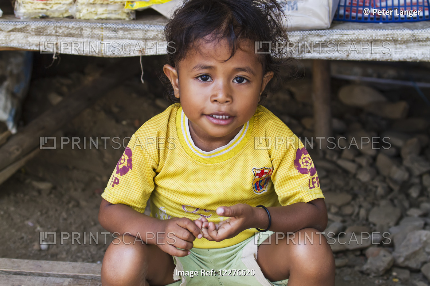 Girl At The Market; Dili, East Timor