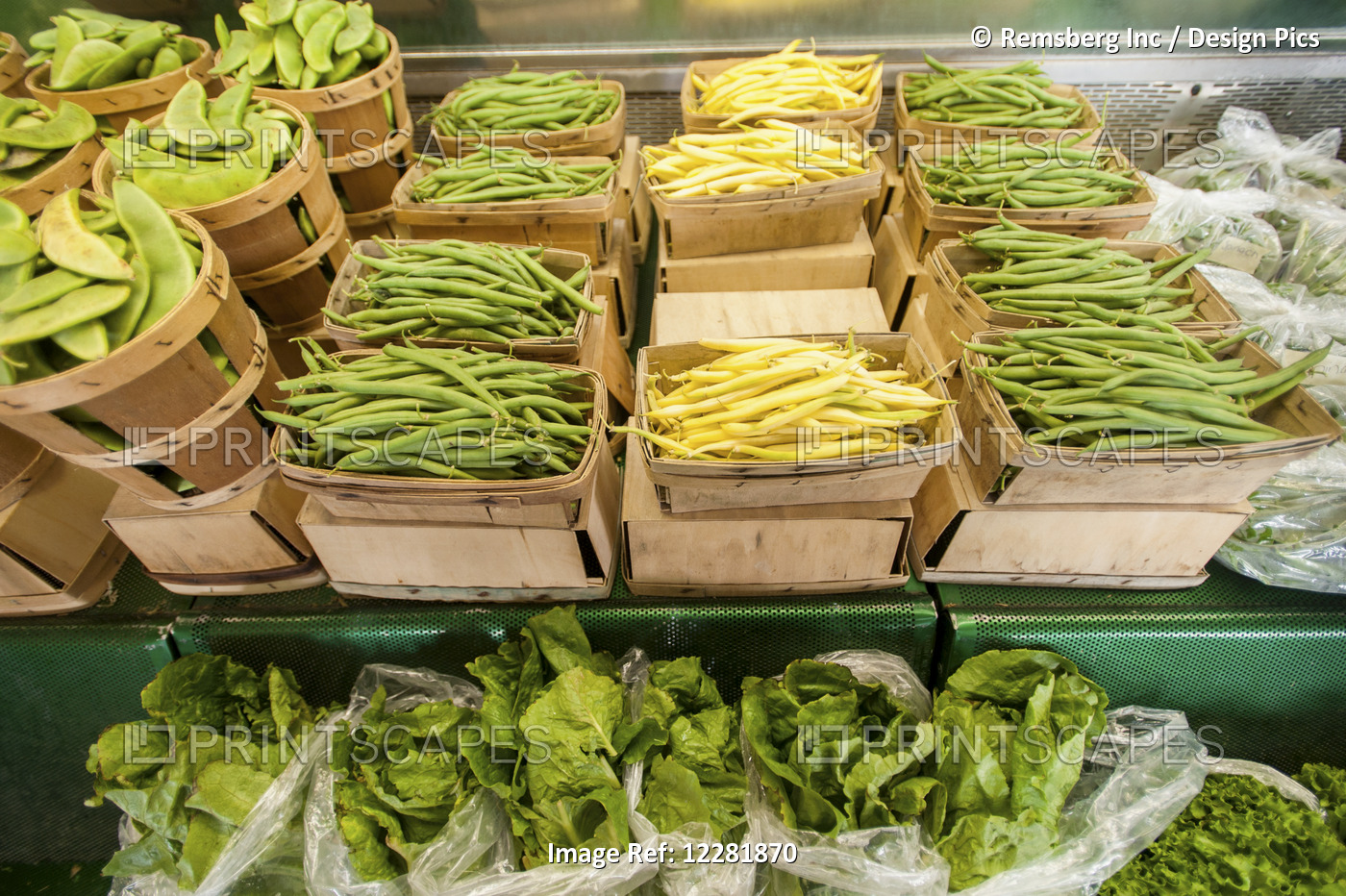 Fresh Vegetables For Sale At A Store; Denton, Maryland, United States Of America