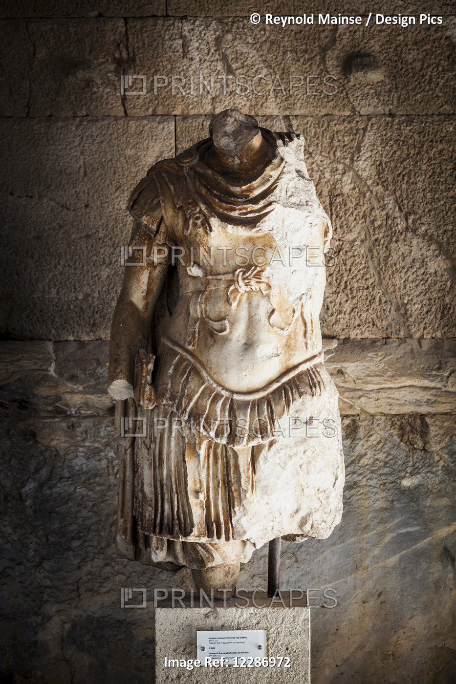 Statue Of Iilad; Athens, Greece