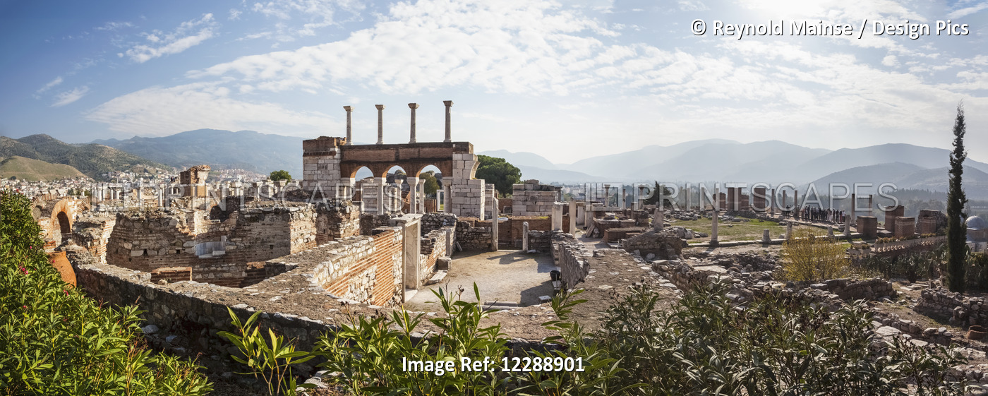 Ruins Of Saint John's Basilica And The Tomb Of Saint John; Ephesus, Izmir, ...