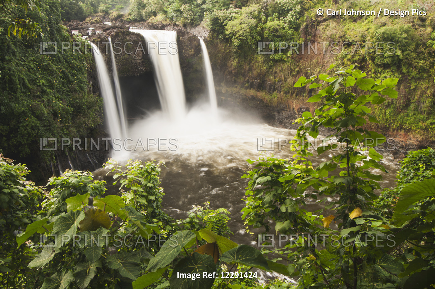 Rainbow Falls; Hilo, Island Of Hawaii, Hawaii, United States Of America