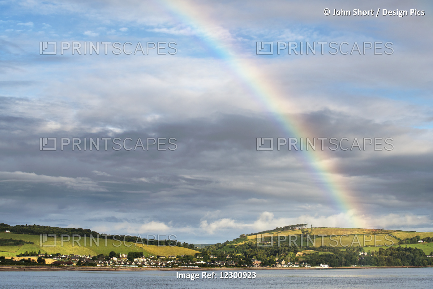 Rainbow In The Sky Over Chanonry Point; Moray Firth, Scotland