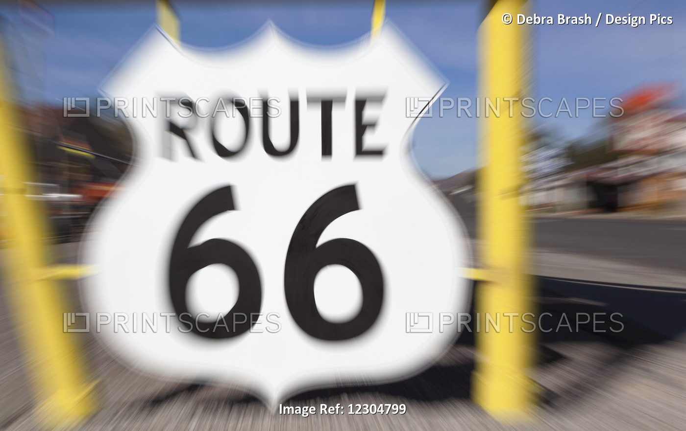 Route 66 In Seligman, Arizona, Often Referred To As The Birthplace Of Historic ...