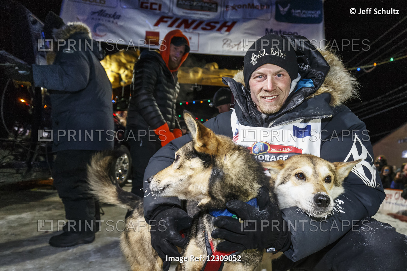 Dallas Seavey Poses With His Lead Dogs Shortly After Winning The 44th Running ...