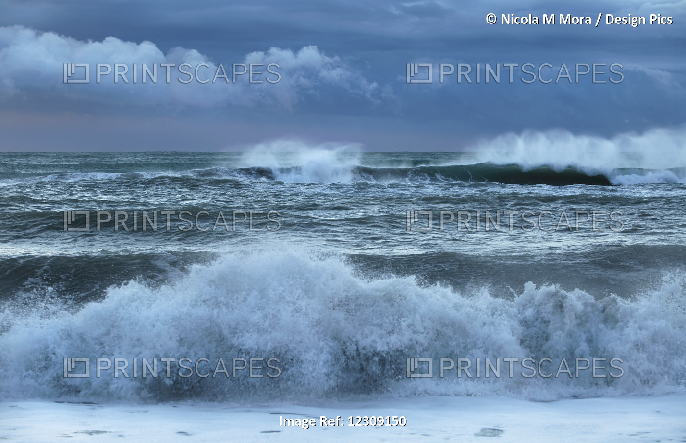 Stormy Skies Over A West Coast Beach; Greymouth, South Island, New Zealand
