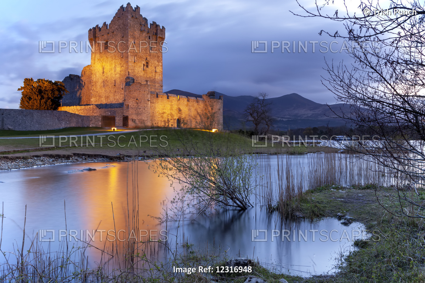 Ross Castle On The Banks Of Lough Leane; Killarney, County Kerry, Ireland
