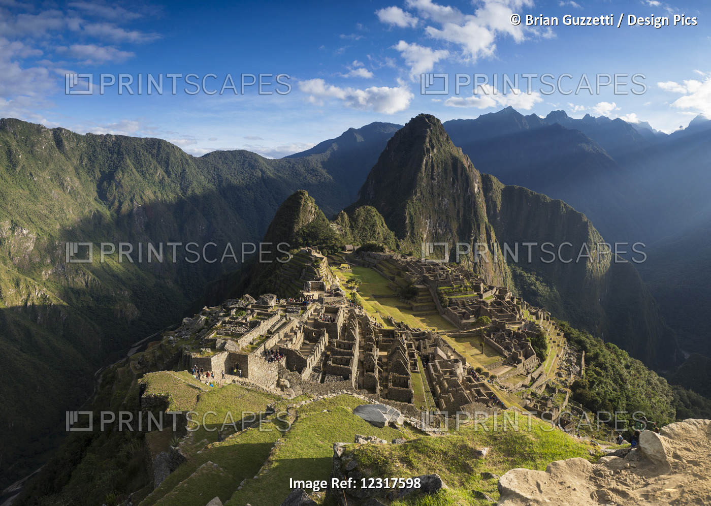The Ancient Incan Ruins Of Machu Picchu; Cusco, Peru
