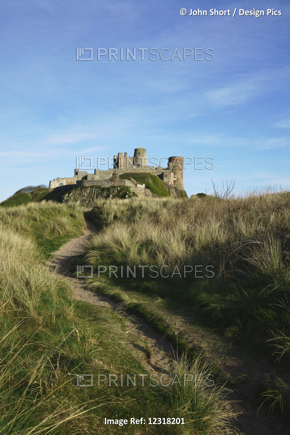 Bamburgh Castle; Bamburgh, Northumberland, England