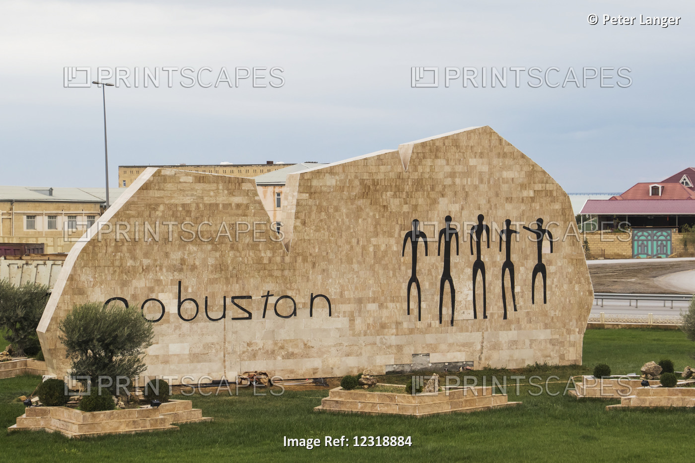 Welcome Sign, Gobustan Rock Art Cultural Landscape; Gobustan, Azerbaijan