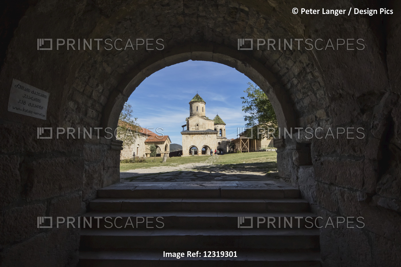 Bagrati Cathedral, Gelati Monastery, Bell Tower Of Gelati Monastery; Imereti, ...