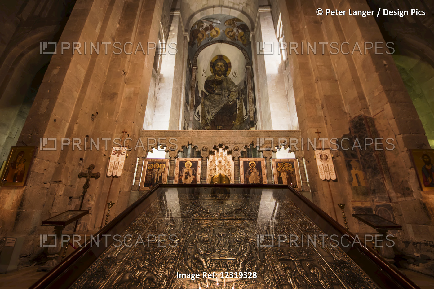 Central Altar In Svetitskhoveli Cathedral; Mtskheta, Mtskheta-Mtianeti, Georgia
