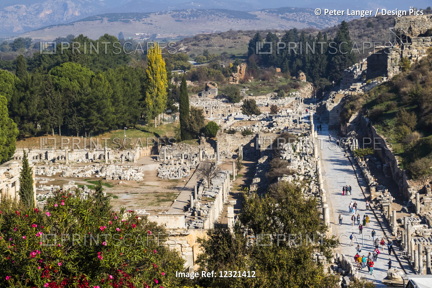 Marble Road; Ephesus, Izmir, Turkey