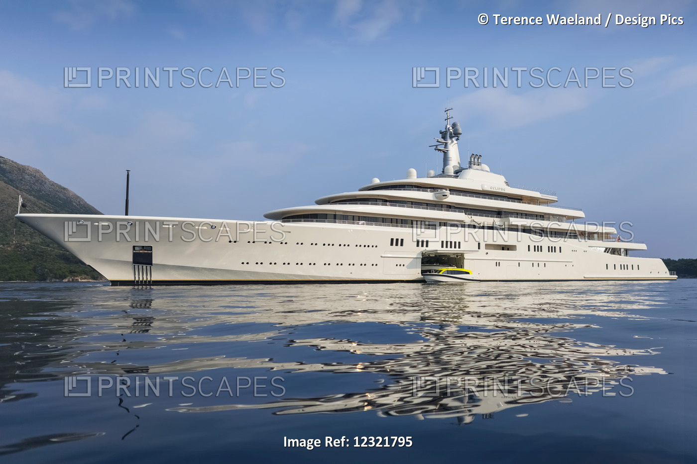 Eclipse Yacht, The World's Second Largest, Belonging To Roman Abramovich, ...