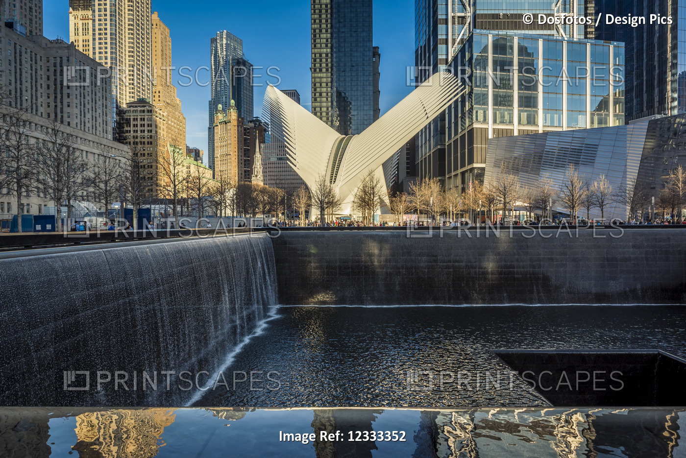 National September 11 Memorial and Museum; Manhattan, New York, United States ...