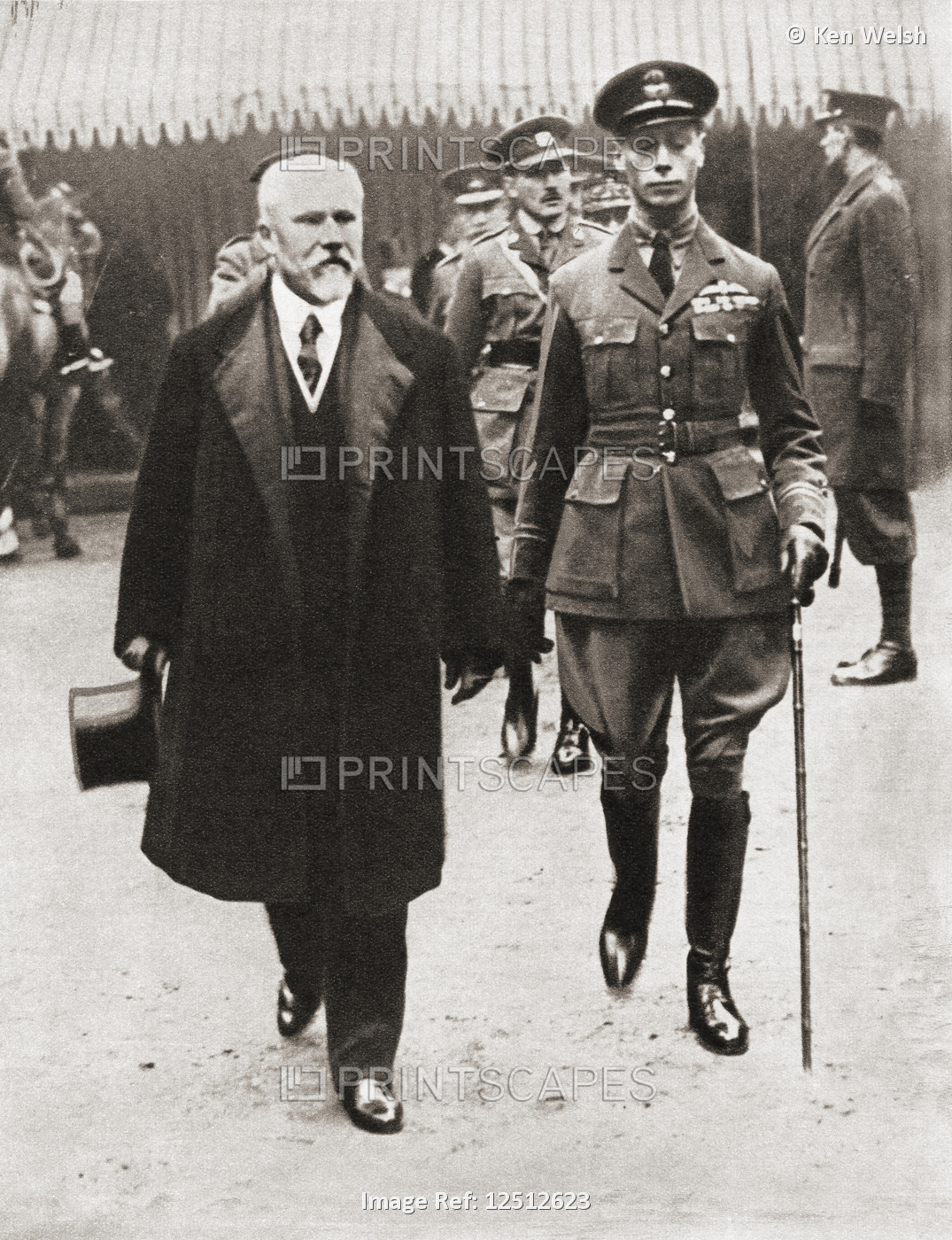 Prince Albert, right with Monsieur PoincarÃ©, seen here in 1919.  Prince ...