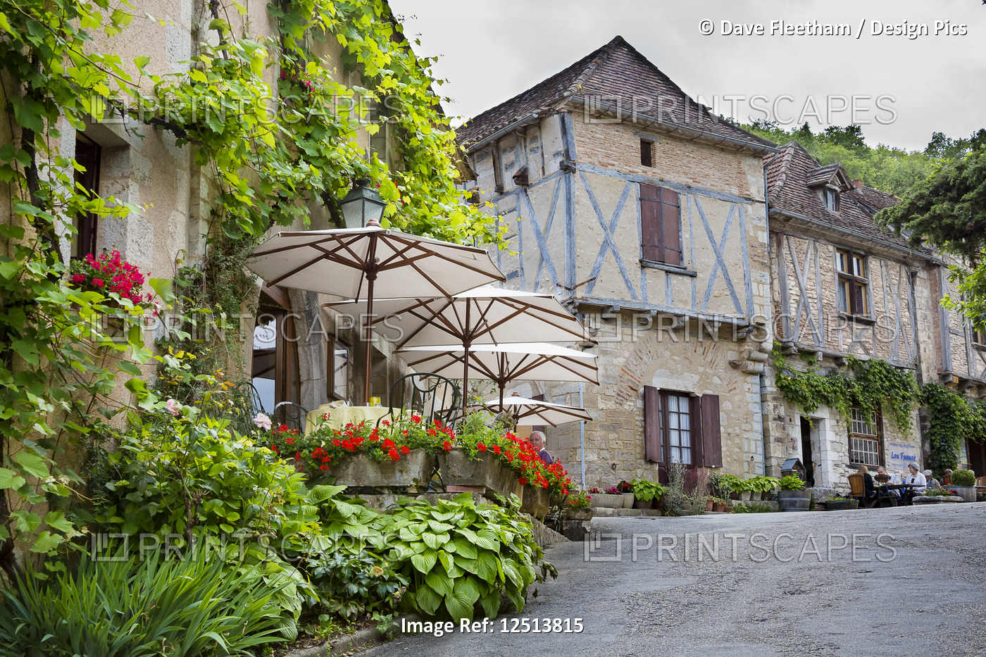 The narrow cobbled streets of St Cirq Lapopie contain a lovely mixture of ...