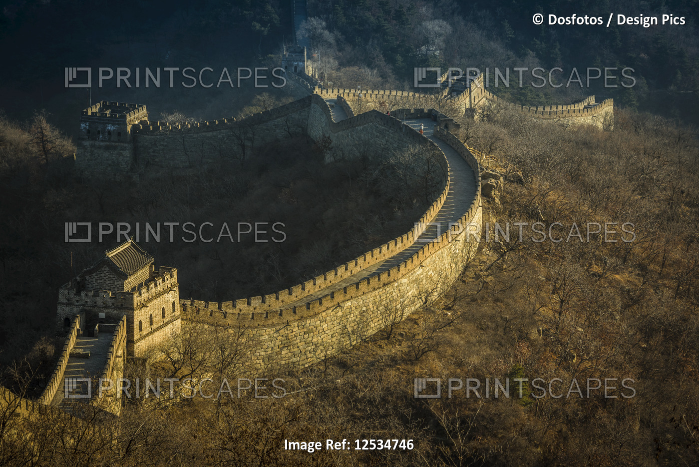 The Great Wall of China; Mutianyu, Huairou County, China