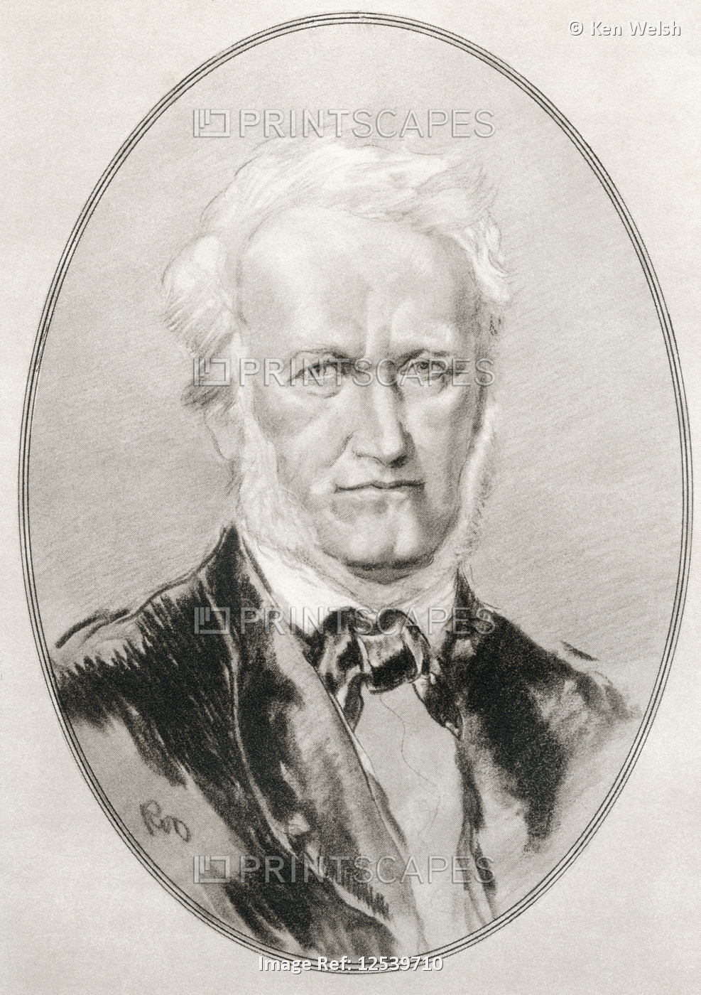 Wilhelm Richard Wagner, 1813 - 1883.  German composer, theatre director, ...