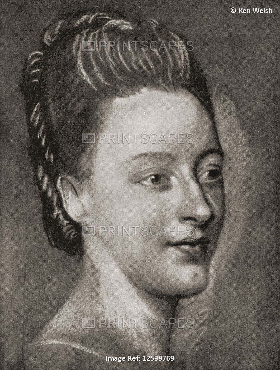 Isabelle de Charrière, 1740 - 1805, also known as Belle van Zuylen, nÃ©e ...
