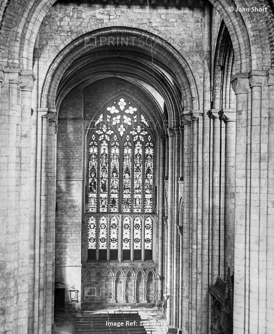 A magic lantern slide circa 1900. Religious slides . Durham Cathedral North ...