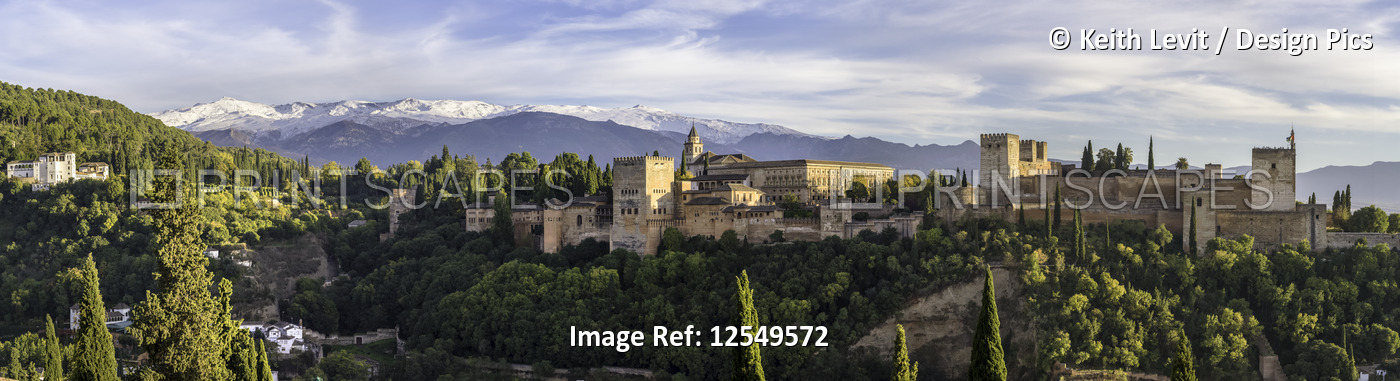 The Alhambra, a palace and fortress complex; Granada, Spain