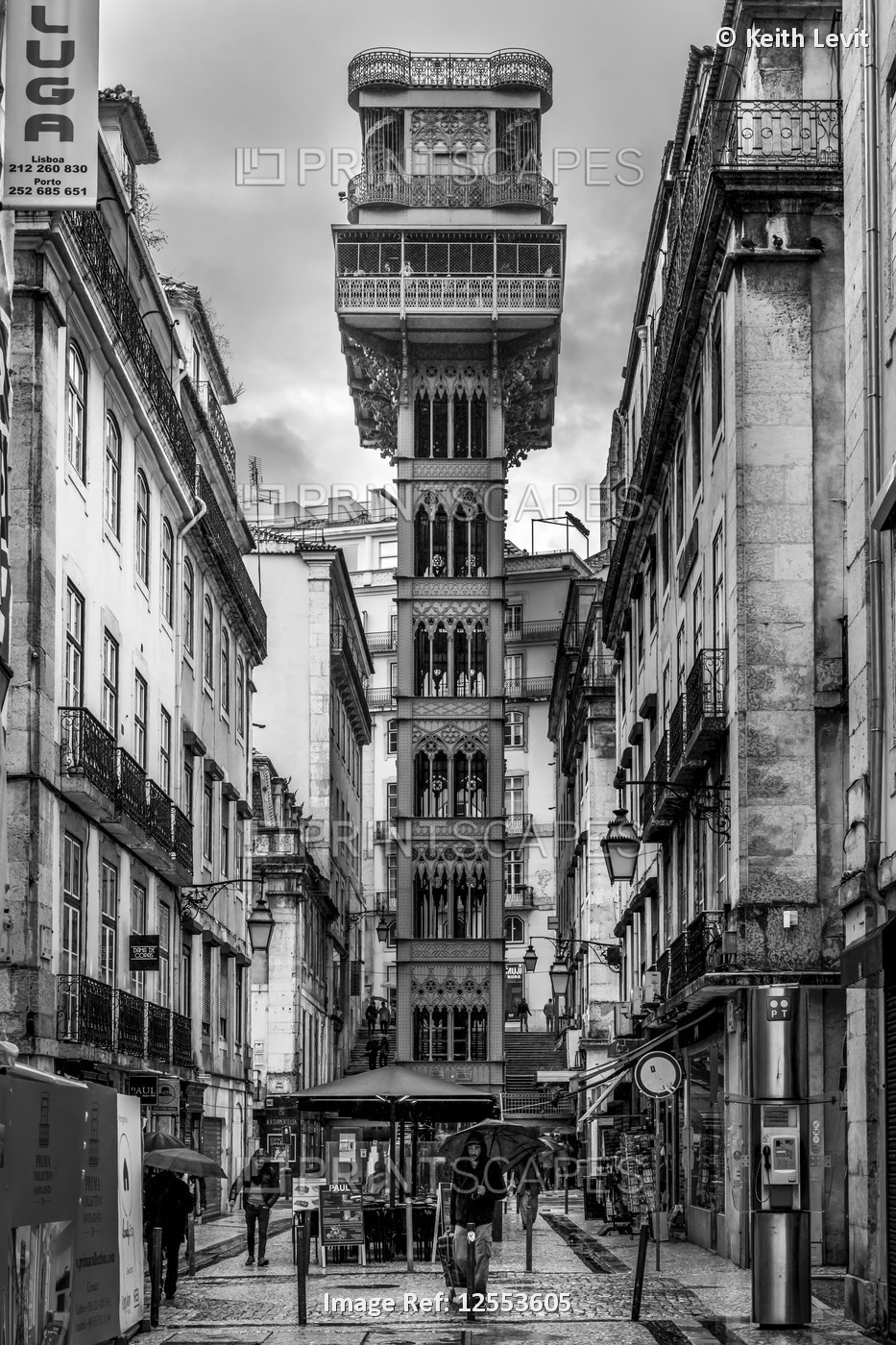 The Santa Justa Lift, also called Carmo Lift, is an elevator, or lift, in the ...