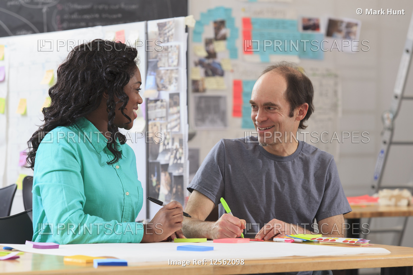 Engineering instructor with Aspergers demonstrating technical material with ...