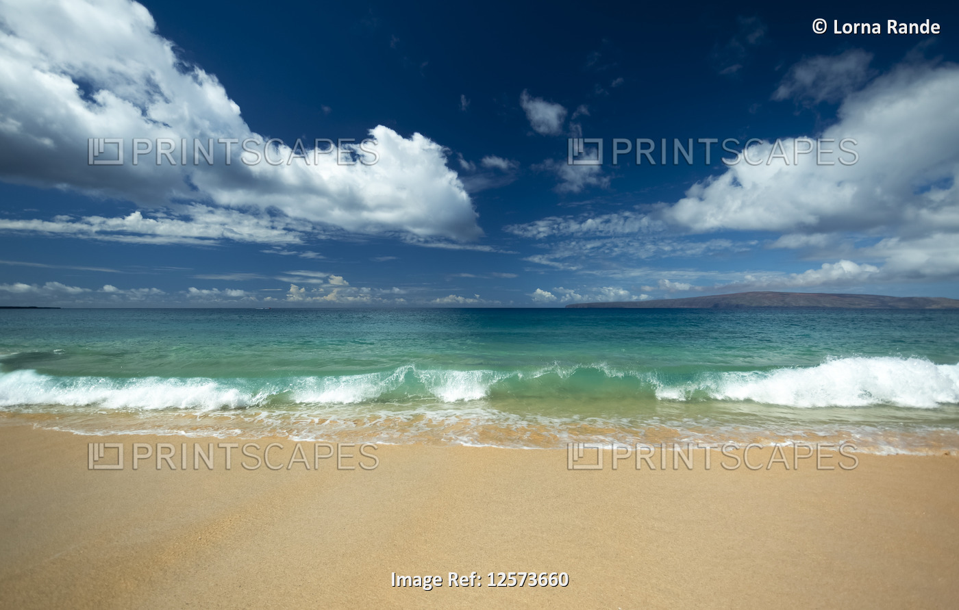 Big Beach, Makena State Park, South of Wailea; Maui, Hawaii, United States of ...