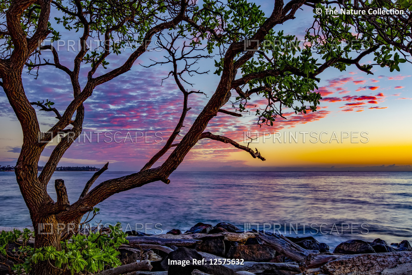 Lydgate Beach at sunrise; Kapaa, Kauai, Hawaii, United States of America