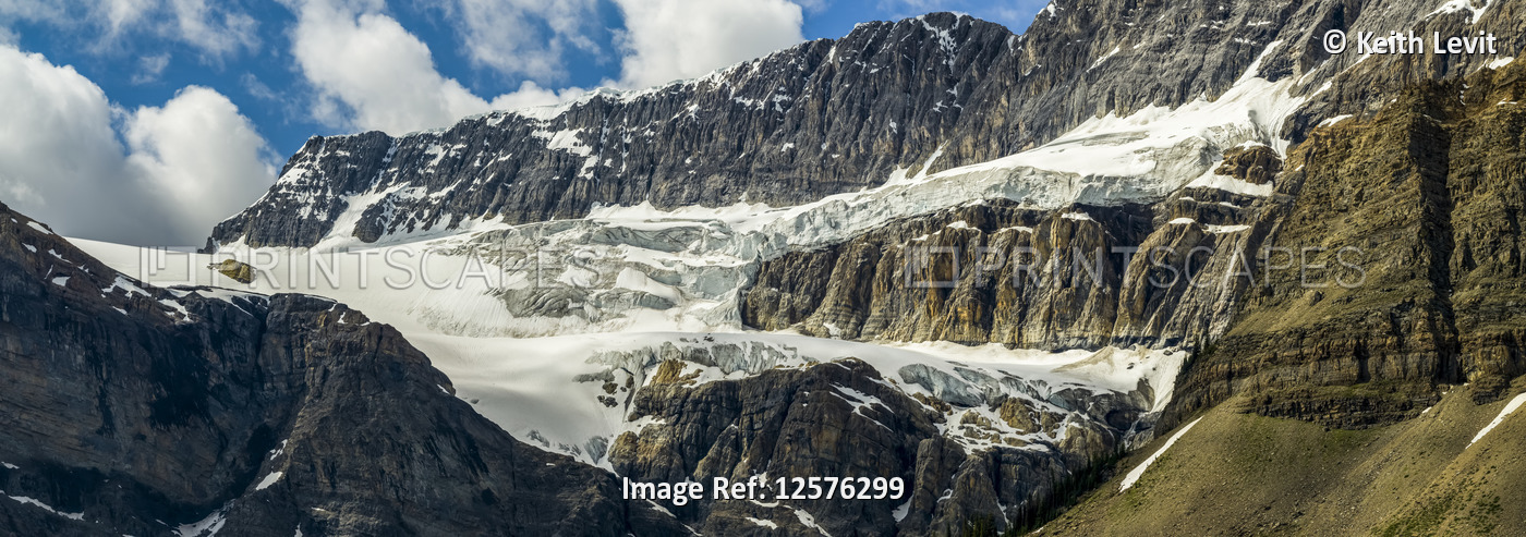 Crowfoot Glacier, Icefield Parkway; Improvement District No. 9, Alberta, Canada
