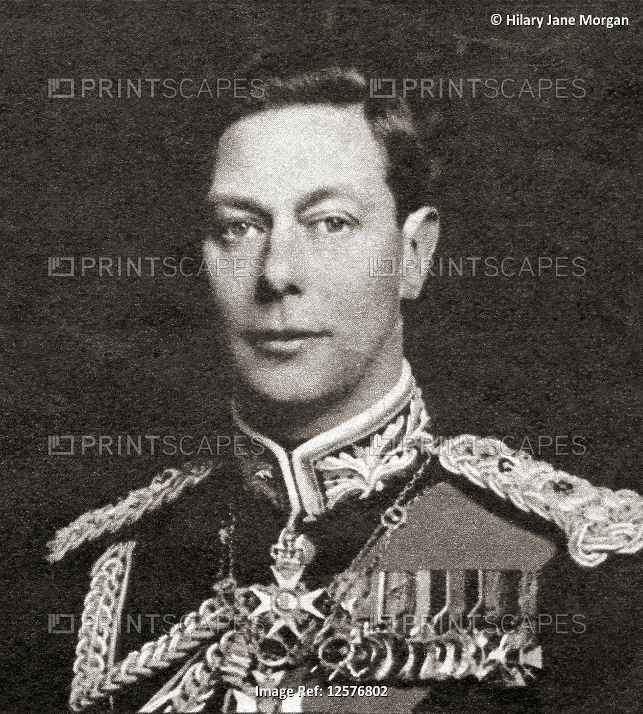 George VI, 1895 – 1952.  King of the United Kingdom and the Dominions of the ...