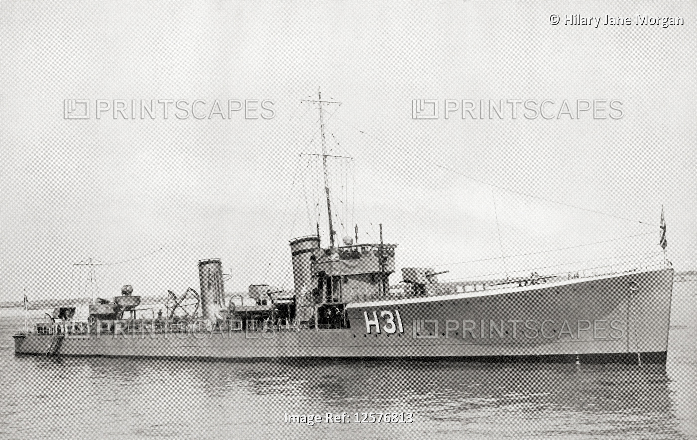 EDITORIAL  HMS Sterling, an "S" class destroyer, built at the end of the First ...