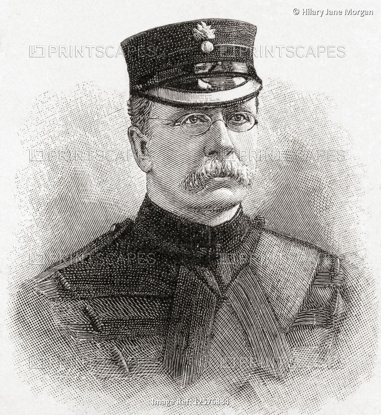 Lieutenant Daniel Godfrey,1831–1903, father of Sir Dan Godfrey, 1868 – 1939, ...