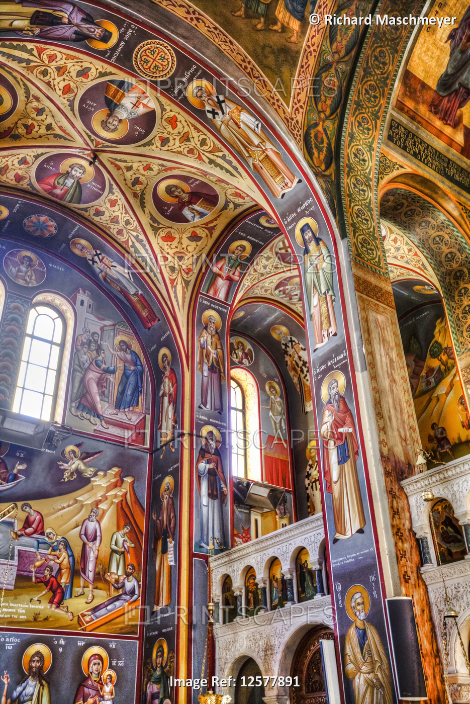 Frescoes, St Johns Forerunners Parish; Athens, Greece