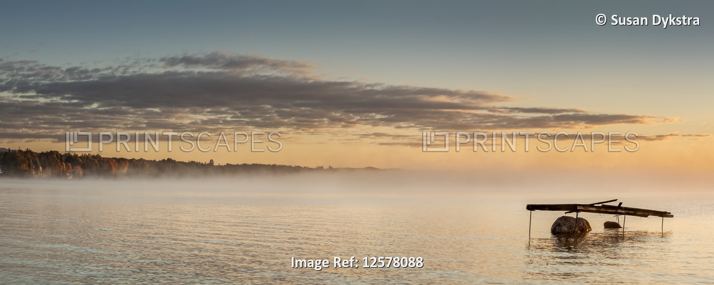 Lake Superior at dawn, Ontario, Canada