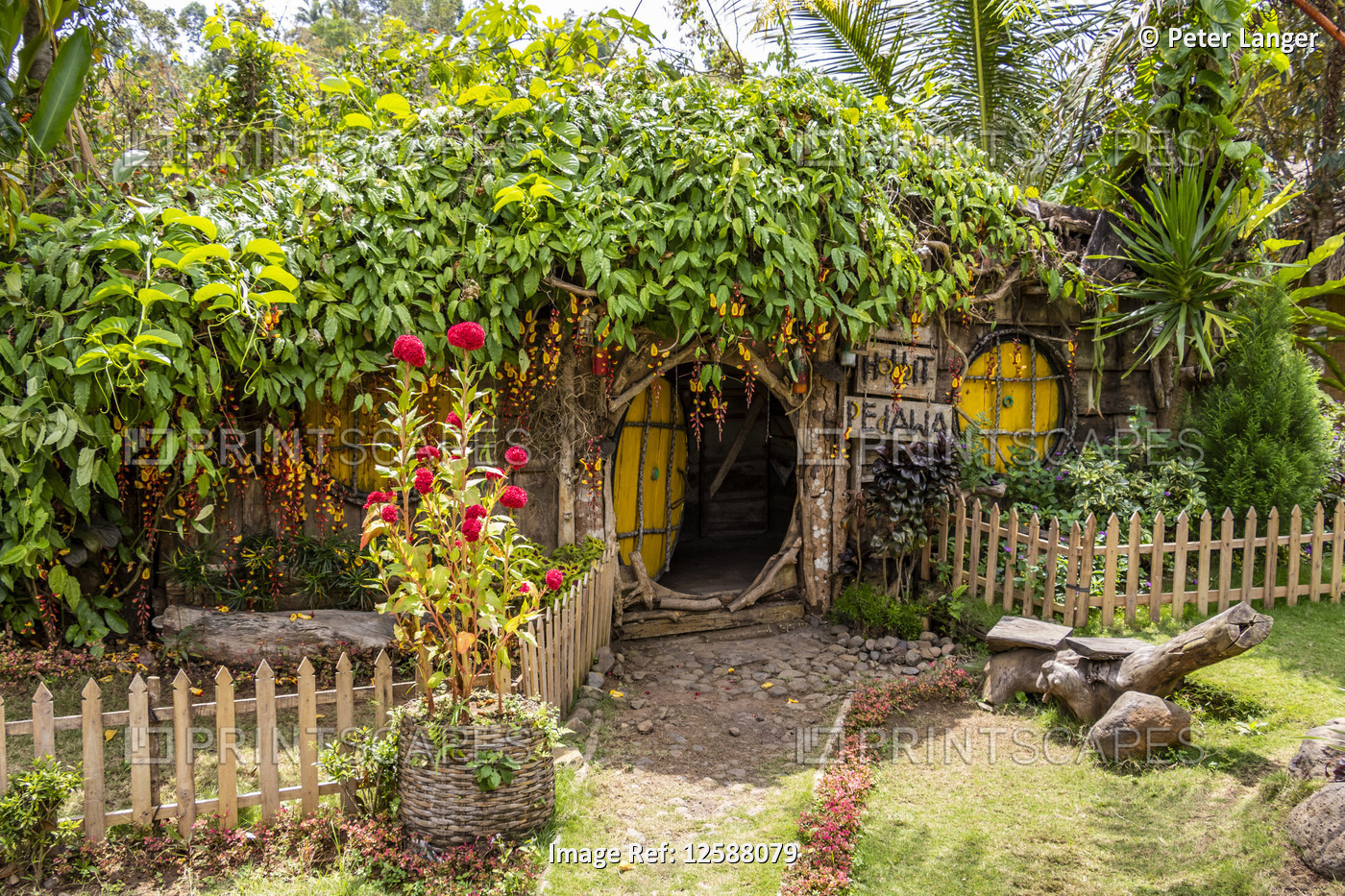 Hobbit houses; Pedawa, Bali, Indonesia