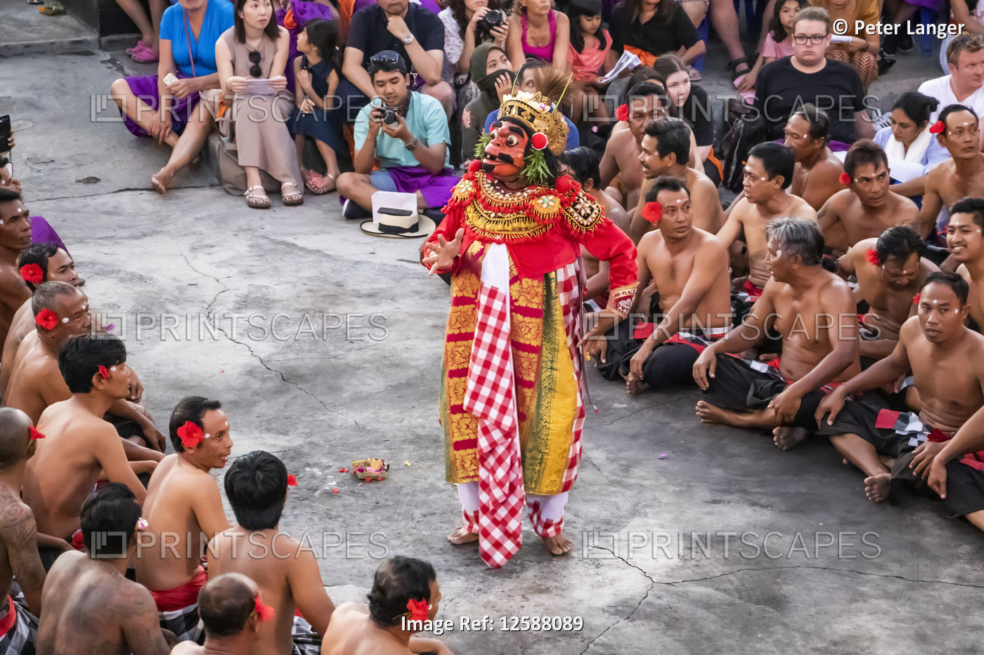 Kecak dance performance; Uluwatu, Bali, Indonesia