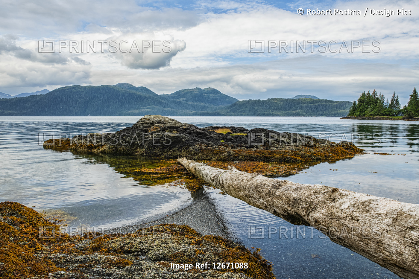 The beautiful scenery of Prince William Sound; Alaska, United States of America