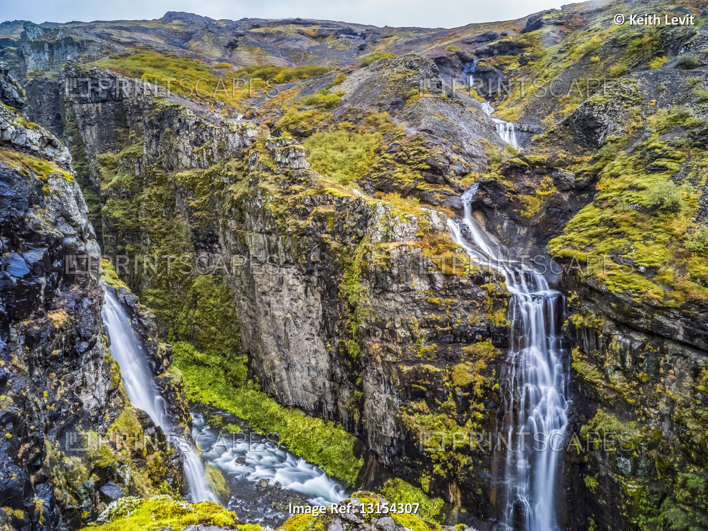 Glymur is the second-highest waterfall in Iceland, with a cascade of 198 ...