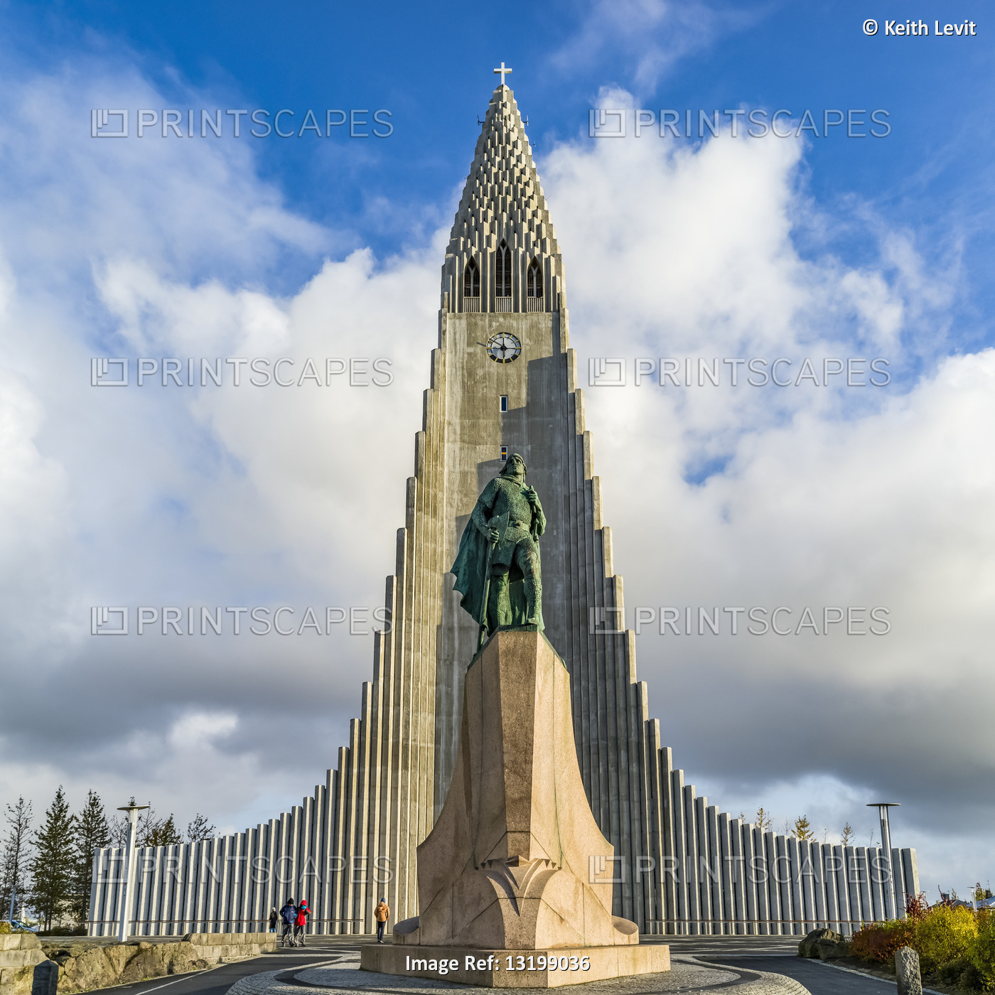 Hallgrimskirkja Church, a Lutheran parish church; Reykjavik, Iceland