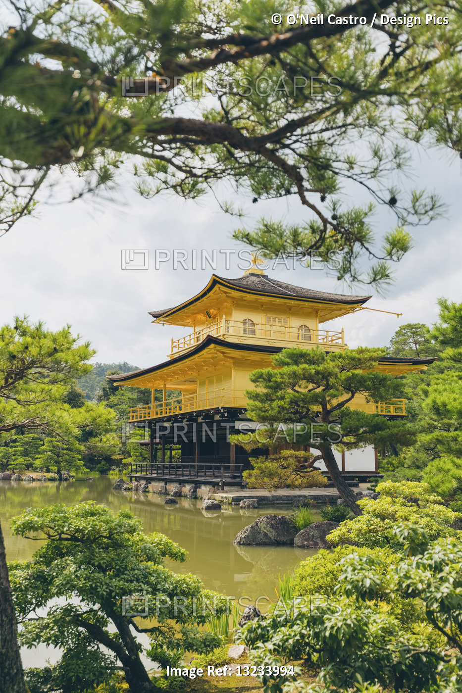 Temple of the Golden Pavilion, Kinkaku-ji; Kyoto, Kansai, Japan