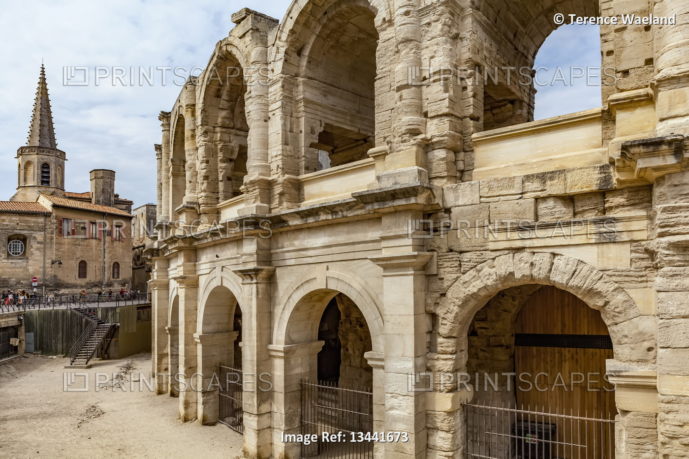 Roman amphitheatre; Arles, Provence, France