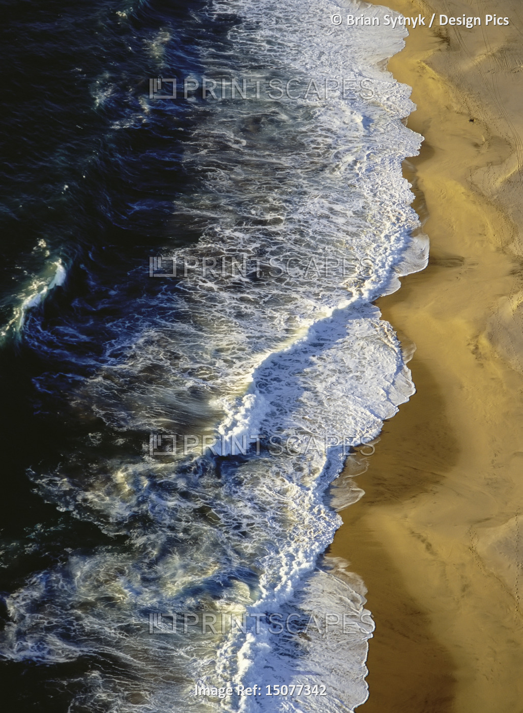 Aerial View of Coastline Todos Santos, Baja, Mexico