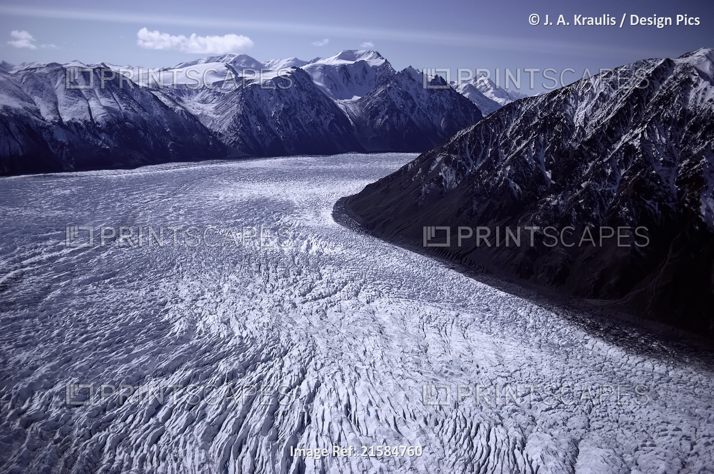 Donjek Glacier Kluane National Park Yukon Territory, Canada