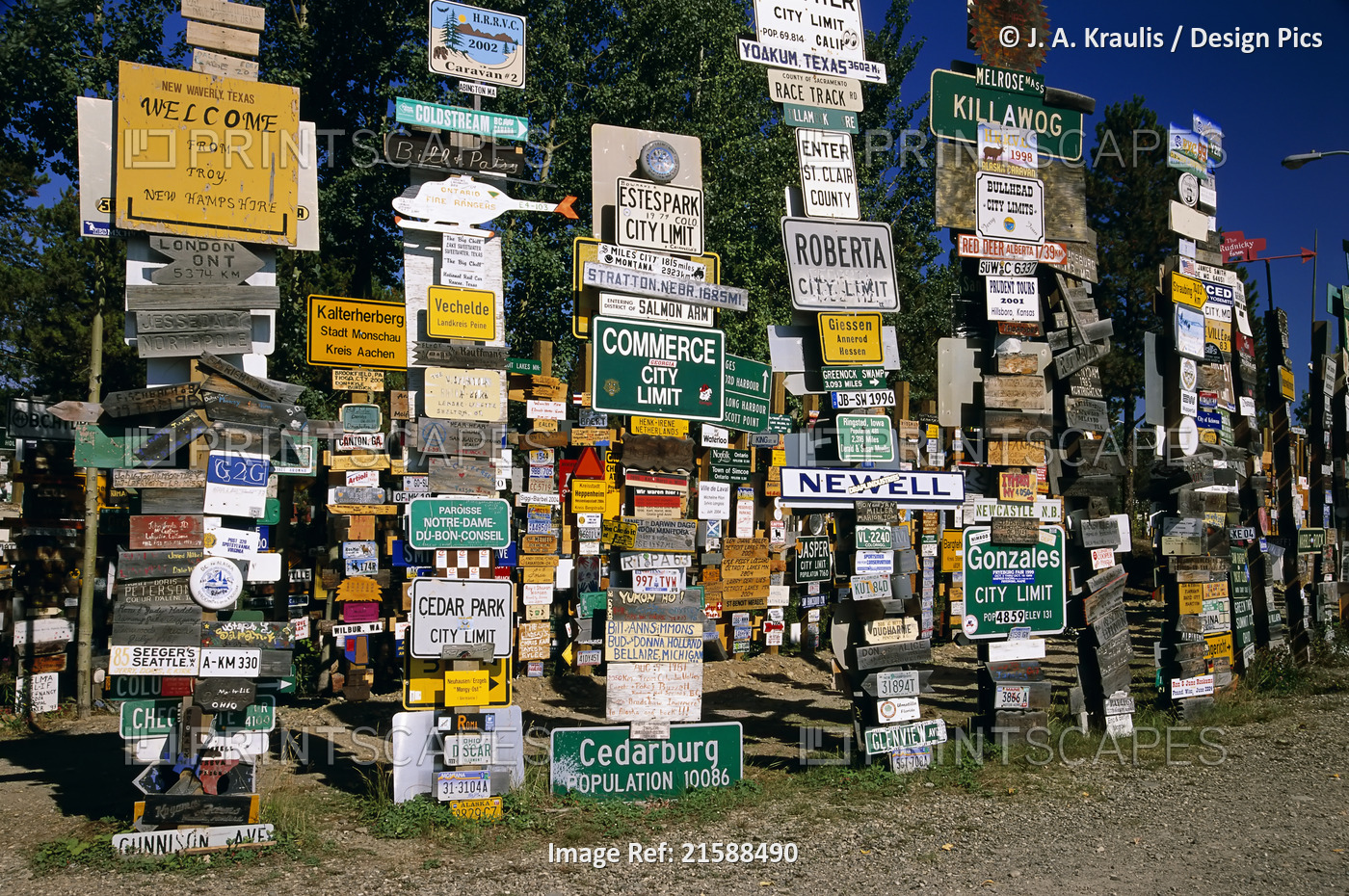 Signpost Forest, Watson Lake, British Columbia, Canada