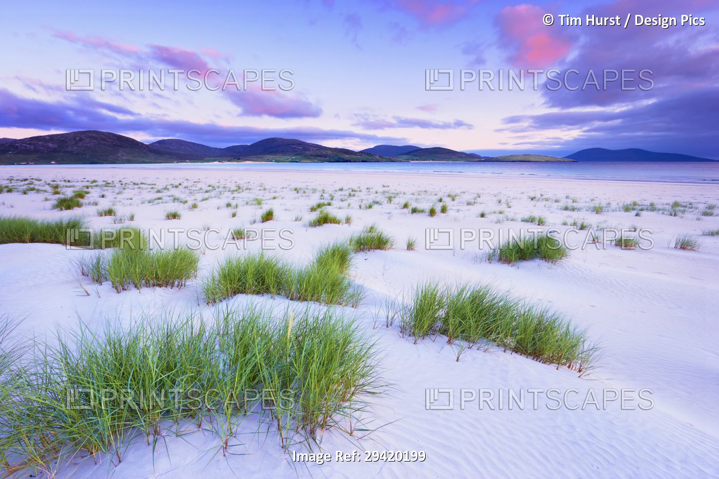 Sand Dune at Sunset, Traigh Rosamal, Isle of Harris, Scotland