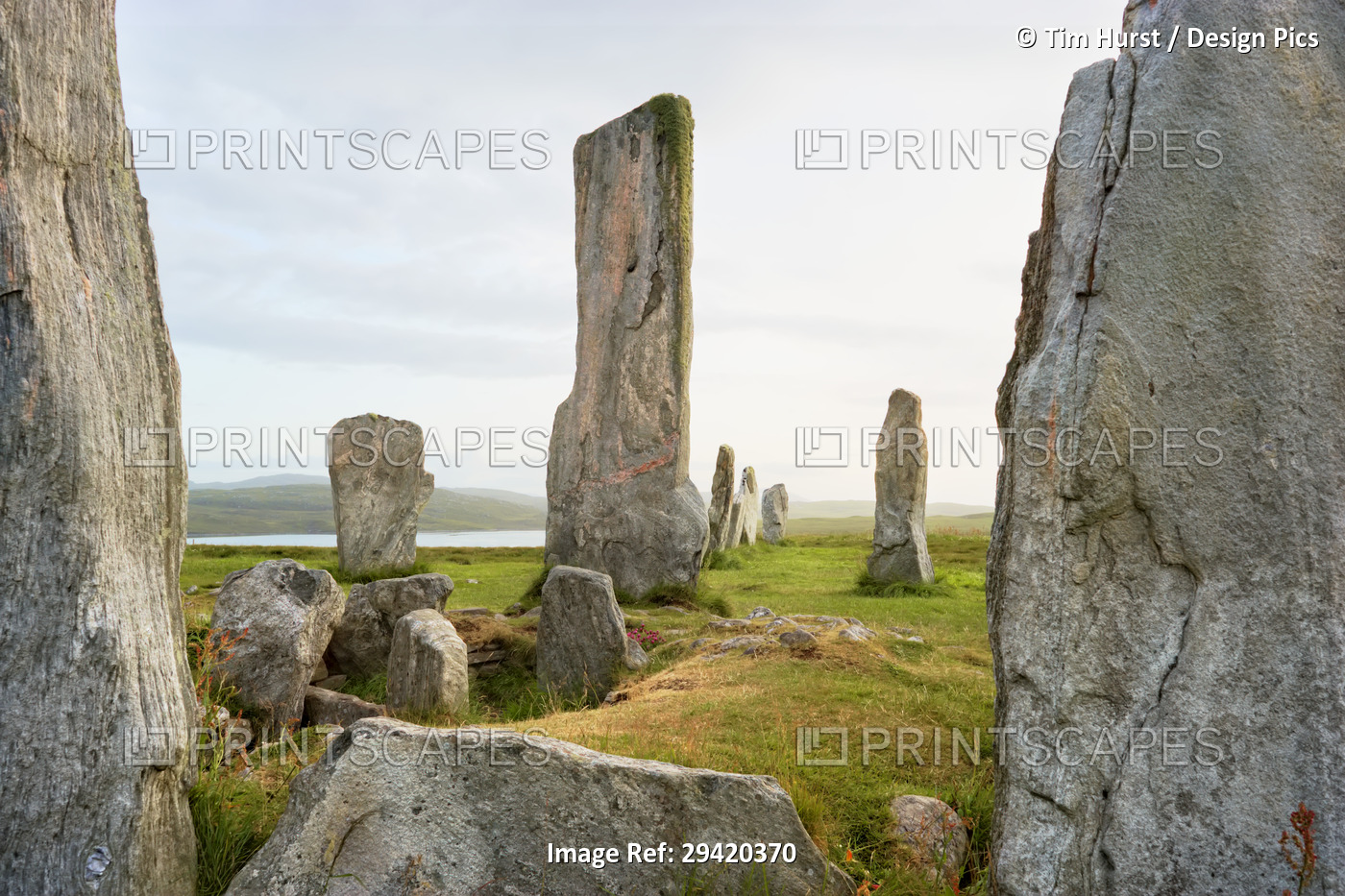 Callanish Stones, Callanish, Isle of Lewis, Outer Hebrides, Scotland