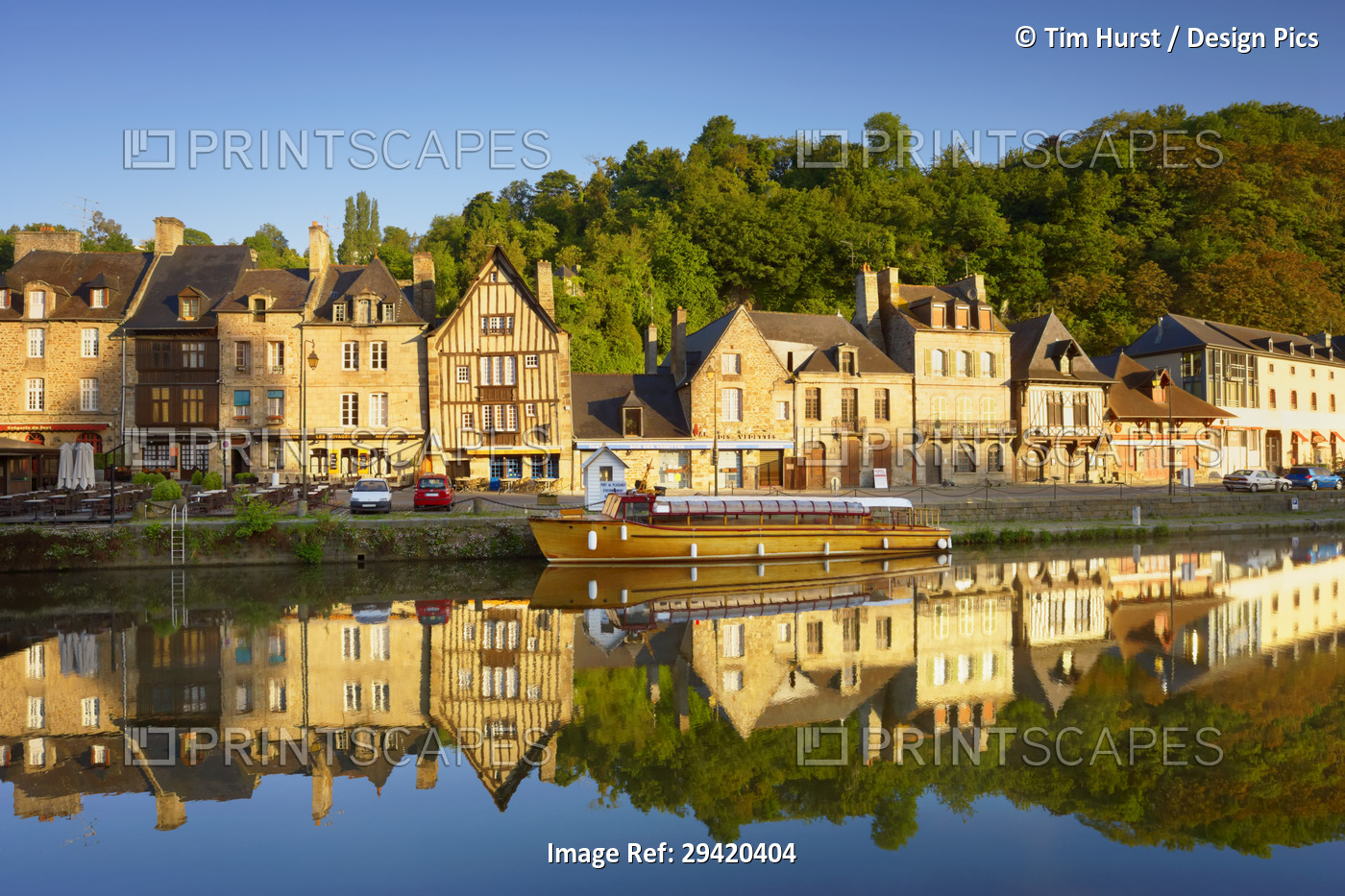 Dinan and Rance River, Cotes-d'Armor, Bretagne, France