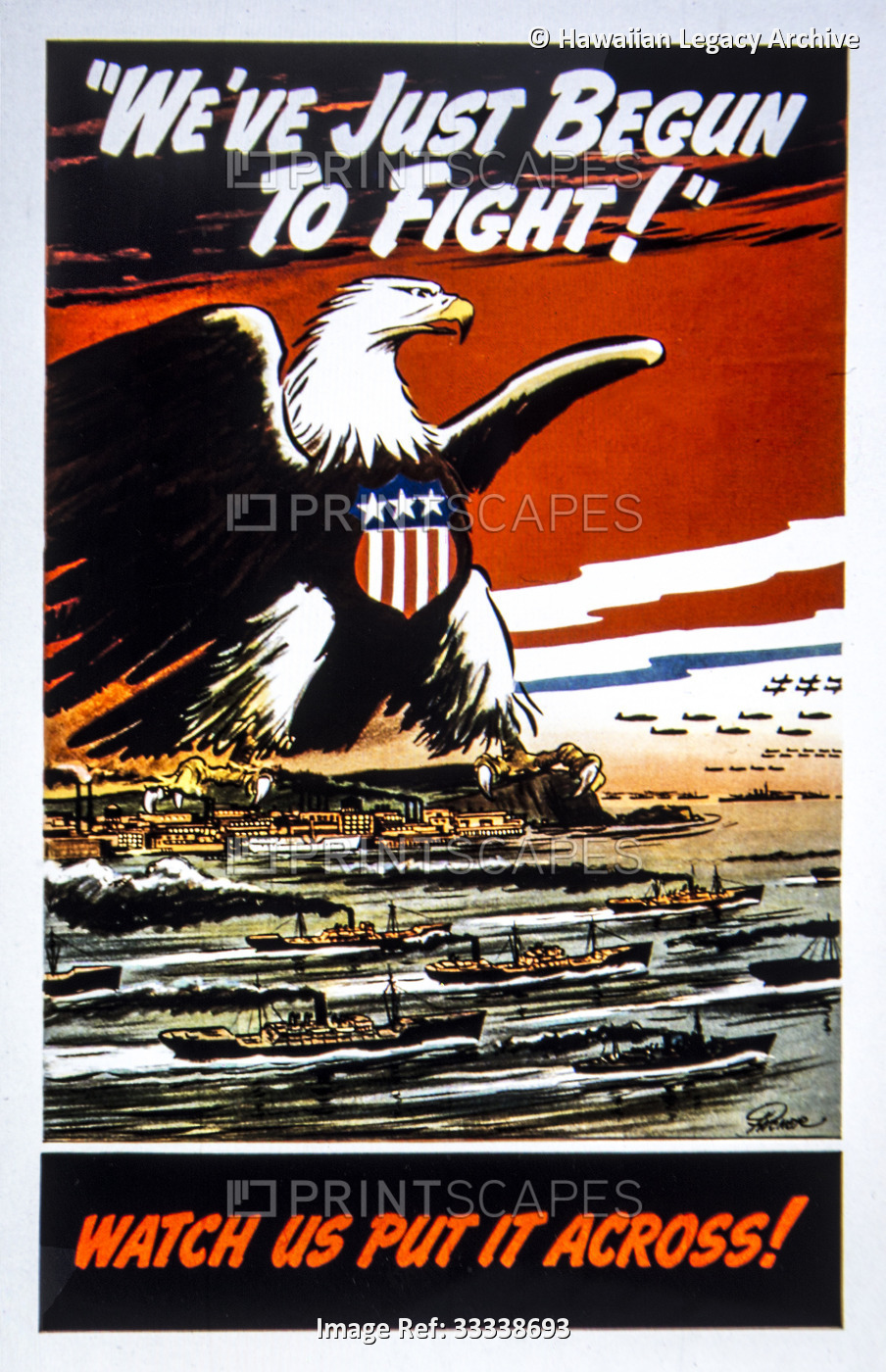 War Propaganda, World War 2, circa 1940; Artwork