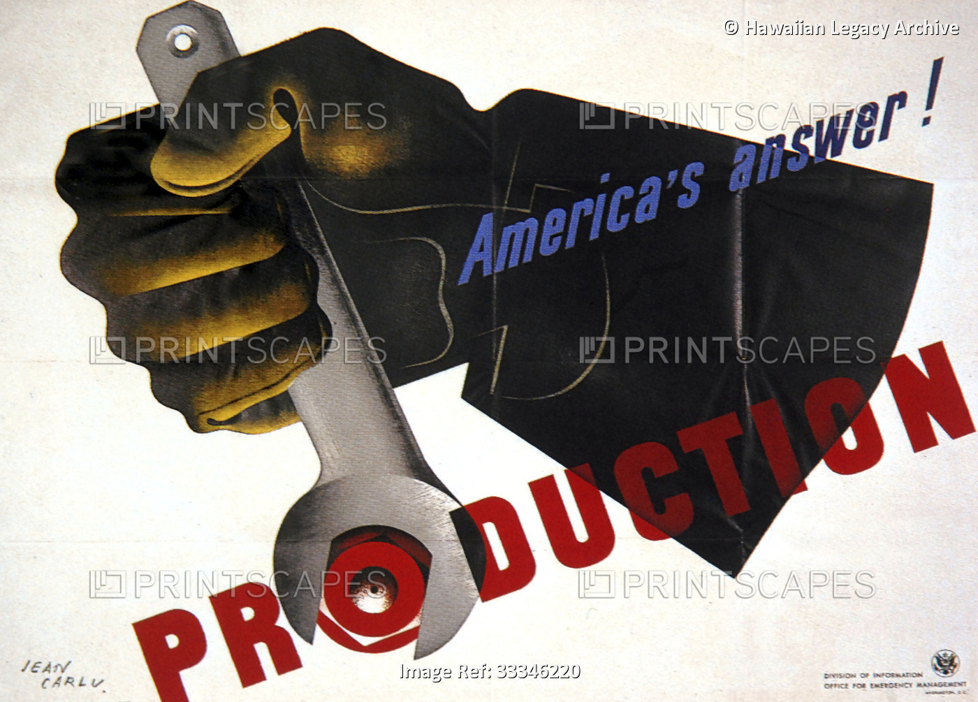Advertising for trades work in America; Artwork